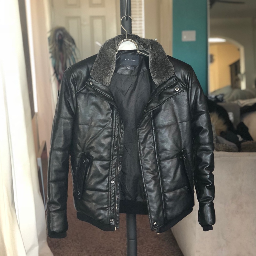 Leather Mens jacket